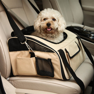 Travel in Style with the Pet Car Seat Carrier Folding Hammock Travel Bag