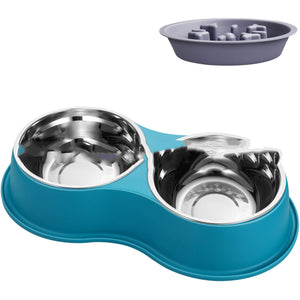 Enhance Your Pet's Eating Experience with Our Removable Slow Feeding Bowl
