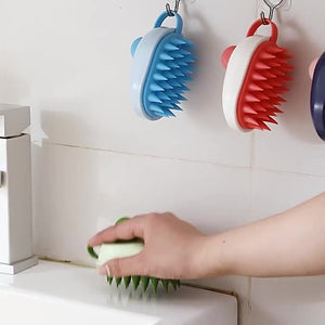 Transform Bath Time with Our Pet Soft Gel Bath Shampoo Massage Brush